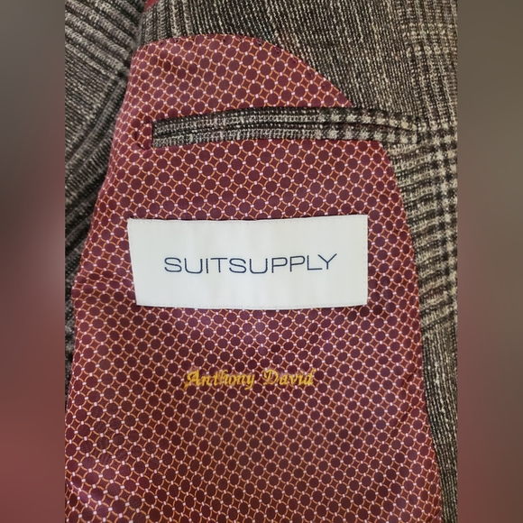 SuitSupply Mid-Brown Check Havana Jacket - Picture 10 of 15